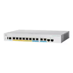 Cisco Business 350 Series CBS350-8MGP-2X - Commutateur - C3 - Géré - 6 x 10 - 100 - 1000 (PoE+) +... (CBS350-8MGP-2X-EU)_1